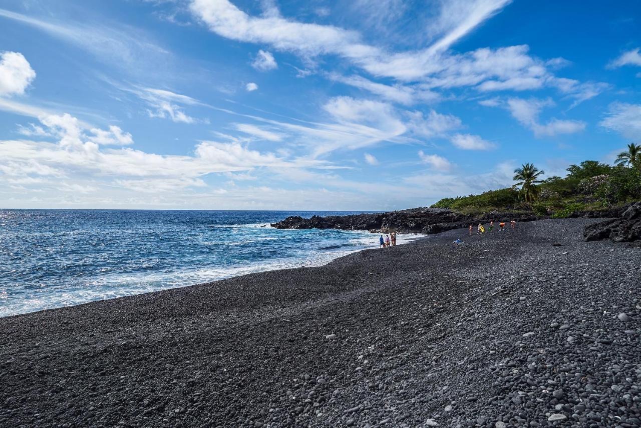 Ocean-View Bungalow Walk To Pebbles Beach! Hookena Eksteriør bilde